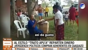 Políticos compran adherentes en Caaguazú