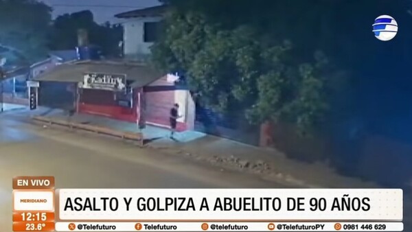 Brutal golpiza y asalto a exmilitar de 90 años en Luque