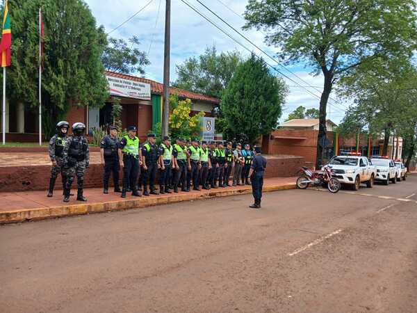 Operativo policial refuerza la seguridad en Hohenau