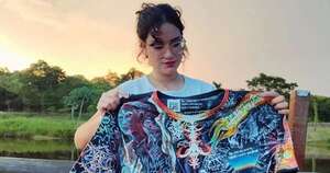 Diario HOY | Pintó remera para Skrillex más de 100 días y busca entregarle en Asuncionico 2026