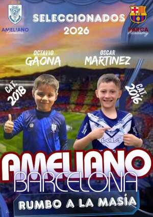 El semillero de Ameliano proyecta talento a Europa con dos jóvenes rumbo a La Masía - Fútbol - ABC Color