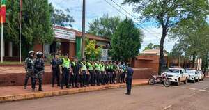 La Nación / Hohenau: refuerzan seguridad con operativo policial