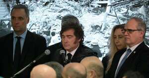 La Nación / Milei arremete contra Irán en aniversario de atentado contra embajada israelí