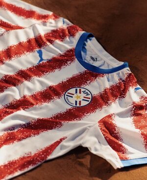 Se presentó la camiseta que Paraguay utilizará en el Mundial 2026