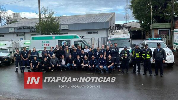 SEME ITAPÚA CUMPLE 3 AÑOS DE ATENCIÓN CONTINUA Y AMPLIA COBERTURA EN EMERGENCIAS