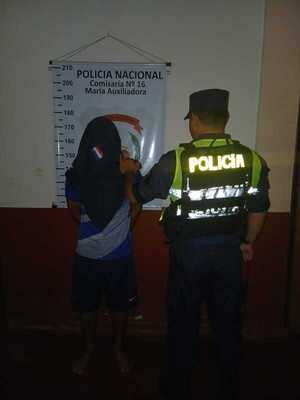 Aprehenden a hombre por presunta violencia familiar en María Auxiliadora