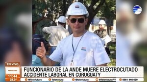 Funcionanrio de la ANDE muere electrocutado