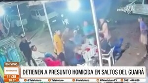 Detienen a presunto homicida en Saltos de Guairá