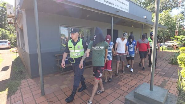 Cinco detenidos por robos en Colonias Unidas son enviados a prisión