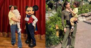 La Nación / En parques de Disney, Nadia Ferreira revela que su embarazo la tiene “más sensible”