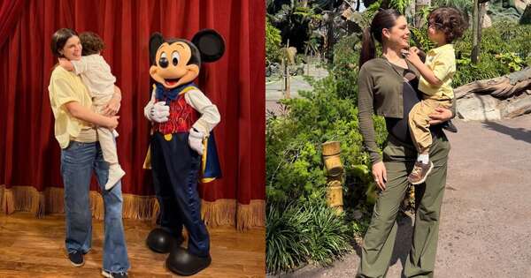 La Nación / En parques de Disney, Nadia Ferreira revela que su embarazo la tiene “más sensible”