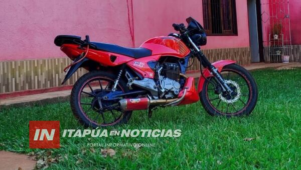 HURTARON UNA MOTOCICLETA EN PLENO CENTRO DE ENCARNACIÓN