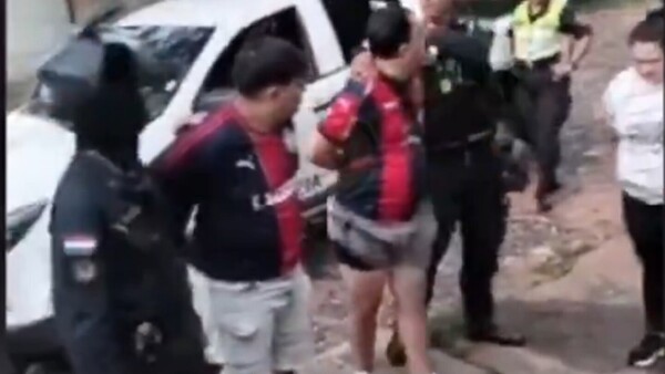 Por asaltos, detienen y luego liberan a barrabravas de Cerro Porteño