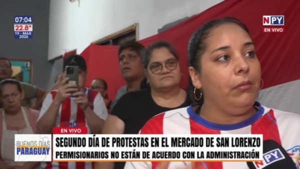 Mercado de San Lorenzo: Continúan las protestas por falta de mantenimiento y condiciones insalubres