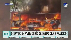 Operativo policial en favelas de Río de Janeiro deja ocho fallecidos