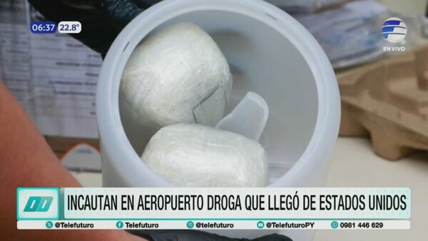 Incautación de marihuana en el Aeropuerto Silvio Pettirossi