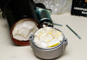 SENAD detecta cocaína oculta en un «motor de arranque»