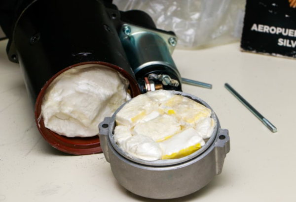 SENAD detecta cocaína oculta en un «motor de arranque»