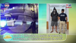 Detienen en Azotey a sospechoso del asalto explosivo en Naranjal