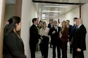 Autoridades de la Corte Suprema inspeccionaron juzgados Penales de Garantías de la Capital