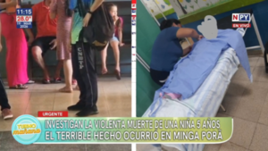 Fiscalía investiga muerte de niña tras supuesta caída en Minga Porã