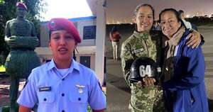 La Nación / Alliana congratula a la primera paracaidista indígena de la Fuerza Aérea