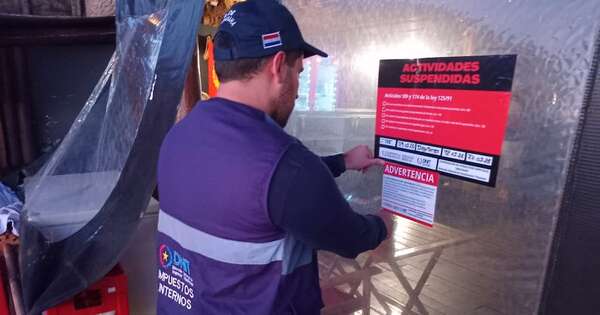 La Nación / DNIT intensifica controles y suspende locales por no emitir facturas