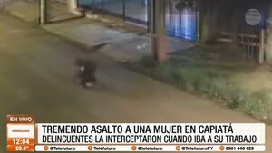 Violento intento de asalto a una mujer en Capiatá