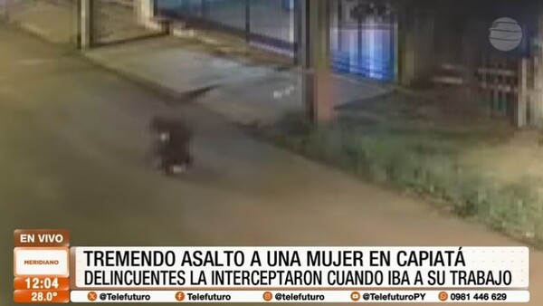 Violento intento de asalto a una mujer en Capiatá