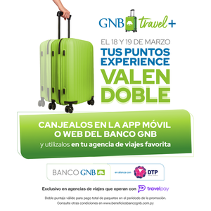 Banco GNB presenta promociones para escapadas de Semana Santa - 5Días