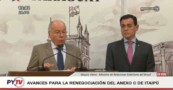 La Nación / Anexo C: “En poco tiempo vamos a poder concluir los entendimientos”, adelanta canciller de Brasil