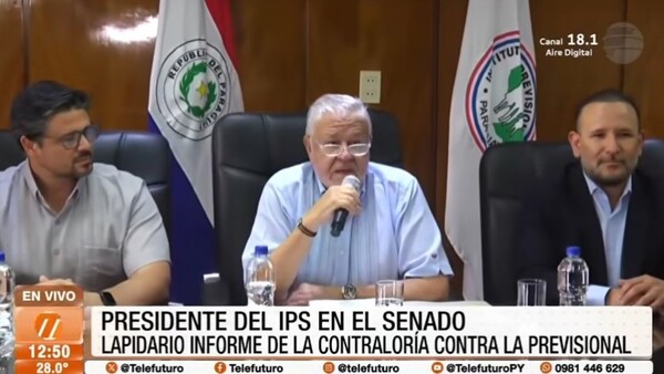 Presidente del IPS en el Senado tras informe de Contraloría