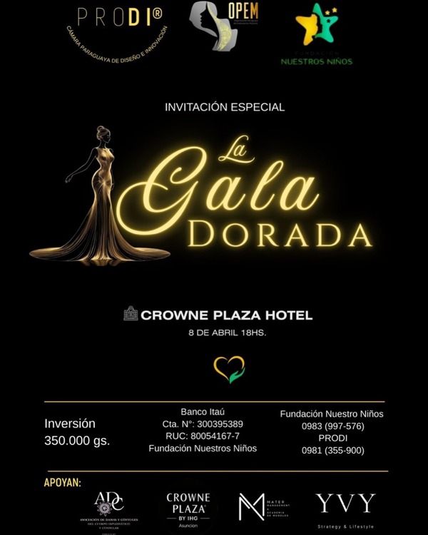 Gala solidaria busca recaudar fondos para niños con cáncer