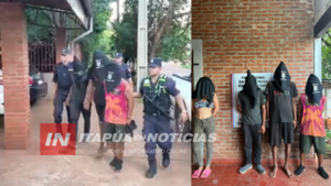 APREHENDEN A CUATRO PERSONAS EN INVESTIGACIÓN POR HOMICIDIO EN CAMBYRETÁ