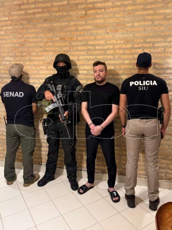 Detienen a “Flamengo”, presunto líder narco vinculado a hijo de “Lalo” Gomes - Policiales - ABC Color