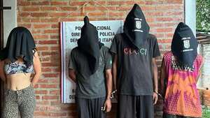 Cambyretá: detienen a cuatro sospechosos en la investigación del homicidio de un hombre en la vía pública - Policiales - ABC Color