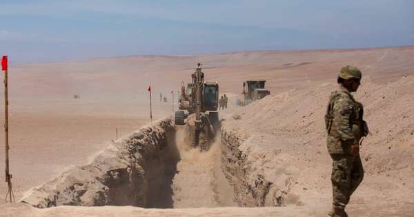 La Nación / Chile inició construcción de zanja fronteriza contra la migración ilegal