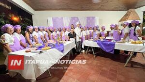 FINALIZA CURSO DE PASTELERÍA PARA EVENTOS EN CARMEN DEL PARANÁ
