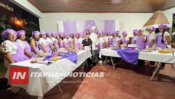 FINALIZA CURSO DE PASTELERÍA PARA EVENTOS EN CARMEN DEL PARANÁ