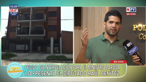 Diputado presenta pedido de interpelación para el ministro Juan Carlos Baruja