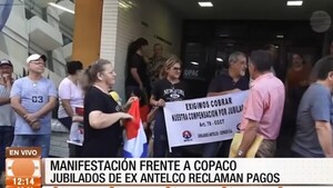 Manifestación frente a COPACO