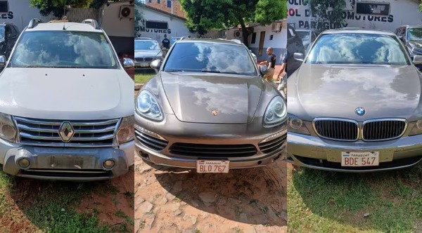 Policía incauta vehículos de lujo vinculados a red de estafas en Lambaré - ADN Digital