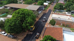 Plan 1.000 km: Buena Vista y Filadelfia suman nuevas calles pavimentadas