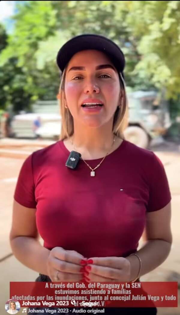 Video: diputada Johana Vega y su hermano hacen proselitismo con ayuda de la SEN - Política - ABC Color