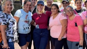 Diputada Johana Vega hace proselitismo con ayuda de la SEN para su hermano en Mariano Roque Alonso