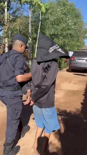 Allanamiento en Concepción deja dos detenidos y la incautación de droga y arma de fuego - Concepción al Día