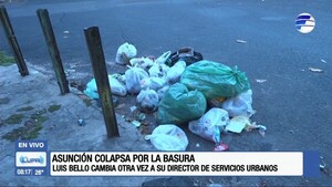 Basura desborda Asunción: improvisan cambios y la Junta sigue paralizada