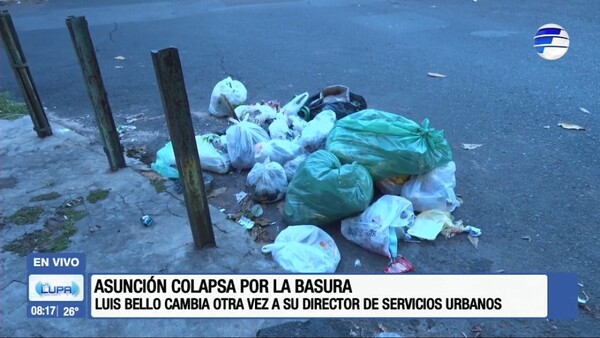 Basura desborda Asunción: improvisan cambios y la Junta sigue paralizada