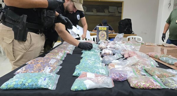 Incautan 40.000 pastillas de éxtasis en operativo policial