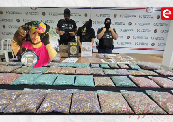 Golpe al tráfico de drogas sintéticas: incautan más de 50.000 pastillas de éxtasis en Central - Canal-E